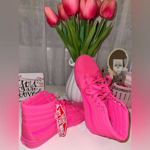 Vans Sk8 Hi Pro LIMITED EDITION Pink Monochrome Sneakers